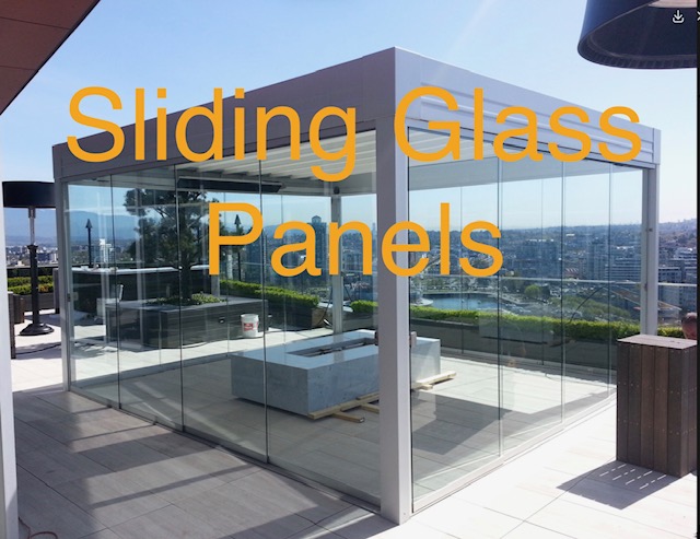 sliding glass enclosure